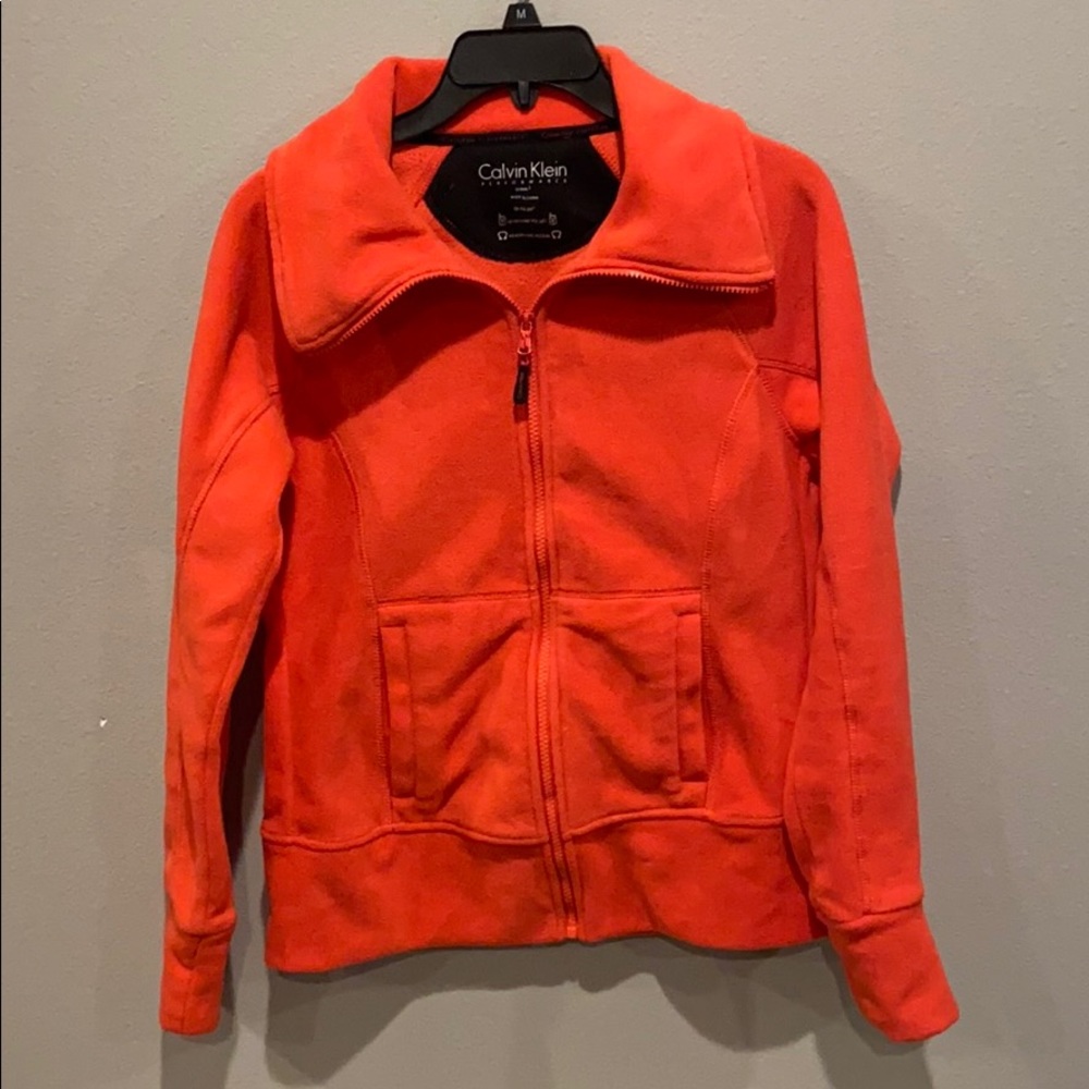Coral Calvin Klein Performance Jacket - Picture 1 of 3